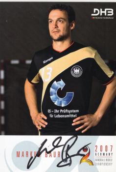 Baur, Markus - Nationaltrikot - Weltmeister 2007