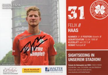 Haas, Felix - Rot-Weiß Oberhausen (2015/16)