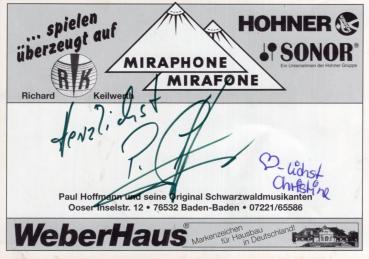 Hoffmann, Paul - Original Schwarzwaldmusikanten