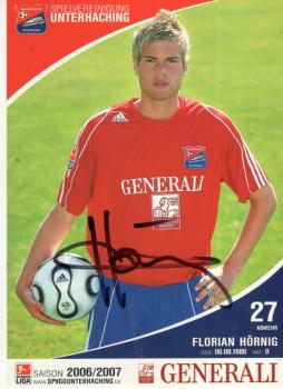 Hörnig, Florian - SpVgg. Unterhaching (2006/07)