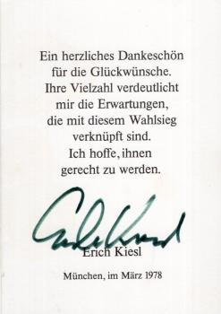 Kiesl (†), Erich - ehem. OB von München