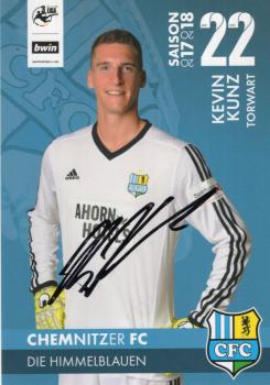 Kunz, Kevin - Chemnitzer FC (2017/18)