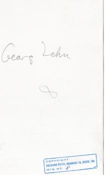 Lehn (†), Georg