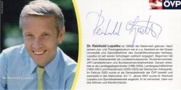 Lopatka (A), Dr. Reinhold - ÖVP