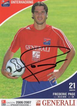 Page, Frederic - SpVgg. Unterhaching (2006/07)