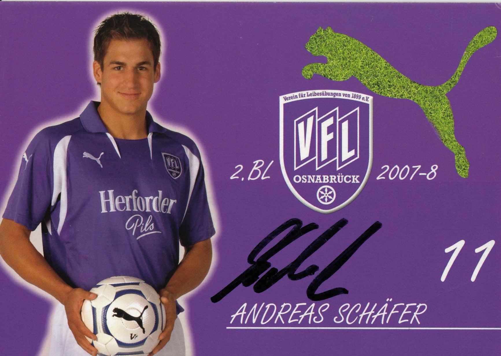 jrautogramme.de - Schäfer, Andreas - VFL Osnabrück (2007/08)