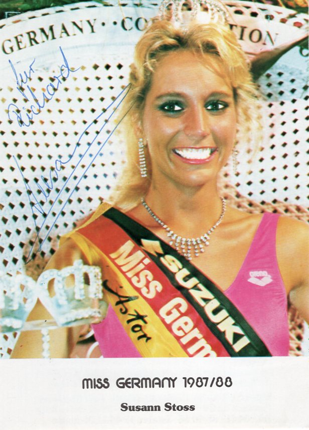 jrautogramme.de - Stoss, Susann - Germany Miss 1987/88