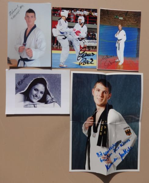 Taekwondo - 5 Autogramme