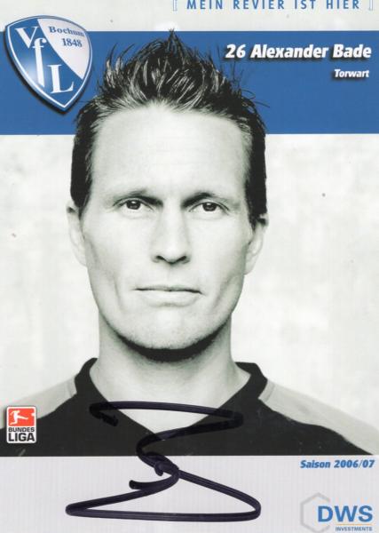 Bade, Alexander - VFL Bochum (2006/07)