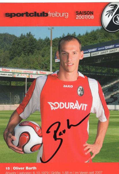 Barth, Oliver - SC Freiburg (2007/08)