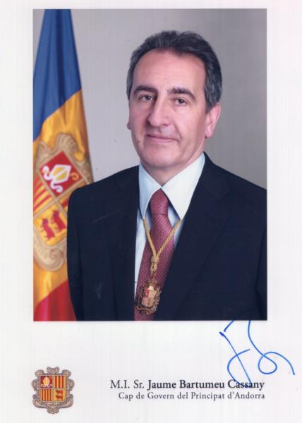 Cassany, Jaume Bartumeu - ehem. Regierungschef von Andorra