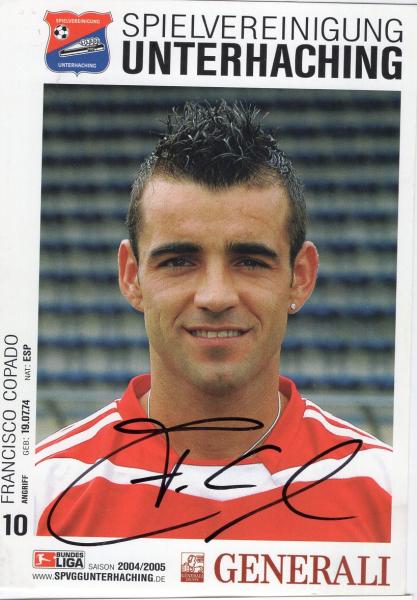 Copado, Francisco - SpVgg. Unterhaching (2004/05)