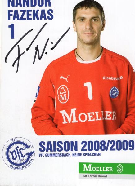 Fazeks, Nandor - VFL Gummersbach (2008/09)