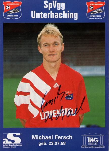 Fersch, Michael - SpVgg. Unterhaching (1995/96)