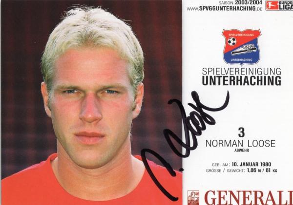 Loose, Norman - SpVgg. Unterhaching (2003/04)