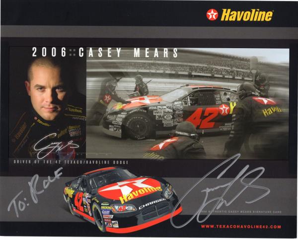 Mears (USA), Casey - NASCAR