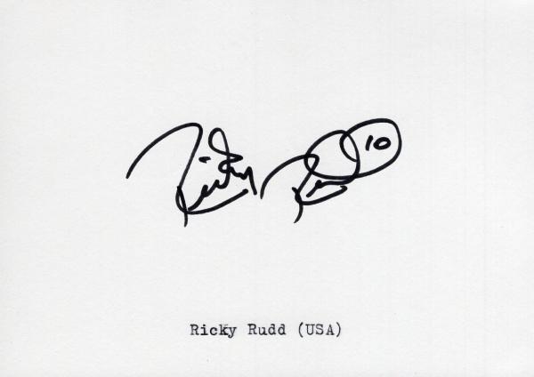 Rudd (USA), Ricky - NASCAR