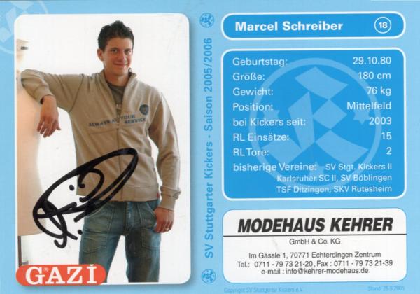 Schreiber, Maracel - Stuttgarter Kickers (2005/06)