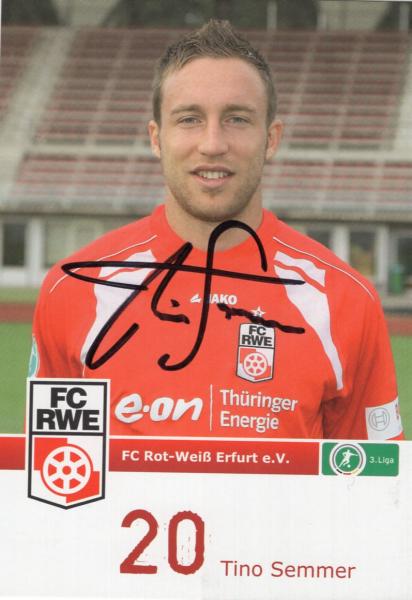 Semmer, Tino - Rot-Weiß Erfurt (2008/09)